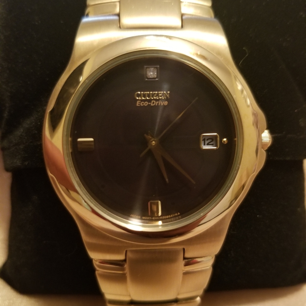 Citizen Men's Gold tone Eco Drive Watch
